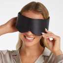 Dore & Rose — Mulberry Silk Sleep Mask for Women & Men, 3D Contour Blackout with cups, Pure Silk Eye Masks for Sleep, Travel Night - Eye Cover, Sleeping Mask, Sleepmask, Eyemask, Pods, Lash Extensions