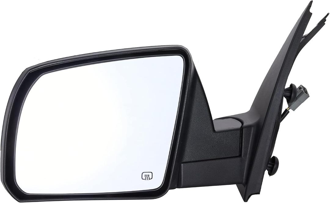ZPOASTS Towing Mirror Replacement Fit for 07-16 TOYOTA TUNDRA Powered,W/Heated,Black LEFT SIDE, Driver Side