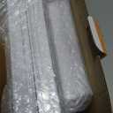 N9R 60PCS White Square Plastic Plates, 30 Dinner & 30 Dessert Plates Heavy Duty, Fancy Disposable Plates for Party, Wedding and other Events