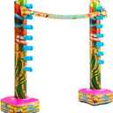 Libima Inflatable Hawaiian Limbo Party Game Tropical Theme Fun Game Hawaiian Party Accessories Inflatable Hawaii Limbo for Adult Kids Summer Outdoor Garden Beach Birthday Pool Game Party