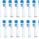 Replacement Brush Heads Compatible with Oral B- Double Clean Design, Double Clean Brush Heads, Compatible with Braun Oral-B Dual Clean Electric Toothbrush (16-Pack)