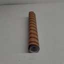 Arthome 17''x393'' Wood Slat Wallpaper, Peel and Stick Self Adhesive Wall Covering Decorative Removable Contact Paper Waterproof Faux Wood Grating Stripe Vinyl for Living Room Bedroom (Brown)