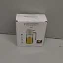 16oz/470ml Glass Olive Oil Sprayer for Cooking - 2 in 1 Olive Oil Dispenser for Kitchen Gadgets, Air Fryer, Salad, and BBQ (beige)