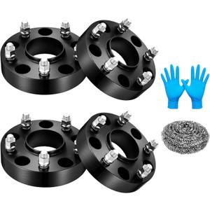BDFHYK 5x139.7mm Wheel Spacers 1.5 inch Hubcentric Wheel Spacer Compatible with Dodge Dakota Ram 1500 Durango,Forged 5 Lug Wheel Adapters 9/16-18 & 77.8 mm Hub Bore, Set of 4