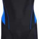 karrack Girls Swimming Suit Sports Conjoined Girls Training Competition Children Swimming Suit, XXL