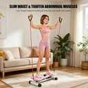 Waist Twister Machine, Noiseless Core & Belly Fat Workout Twist Board blue