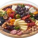FARBERWARE Build-a-Board Cutting Board with Single Compartment and Clear Locking Lid for Charcuterie, Snacks, and More, Bamboo