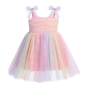 Toddler Baby Tutu Dress Sleeveless Tulle Dress First Birthday Cake Smash Pageant Clothes for Photo Shoot
