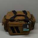 Savior Equipment Specialist Series Tactical Triple Pistol Shooting Range Hunting Duffle Bag Gun Carrying Case, Rigid Compartment Frame, Lockable Zippers, 3 Handgun Sleeves & Shoulder Strap Included