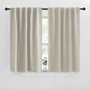 NICETOWN Blackout Curtains Window Drapes - (Natural Color) 42 inches W by 40 inches L, Set of 2, Blackout Curtain Panels for Boy's Nursery