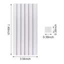 Feosky Adhesive Poster Sticky Tack Putty, Reusable and Removable Adhesive Putty, Mounting Putty for displaying Wall Paintings, Picture, Decoration, Crafts (White, Pack of 3)