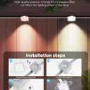 Light Clips for Govee Outdoor Lights (Model H705 ABCDEF) It is an Ideal Solution to Replace 3M Adhesive Tape. Easy to Install, it Comes with 40 Brackets and 80 Screws