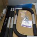 ALLY PEAKS Pull Up Bar Thickened Steel Pipe Super Heavy Duty Steel Frame Upper Workout Bar| Multi-Grip Strength for Doorway | Indoor Chin-Up Bar Fitness Trainer for Home Gym Portable (silver2)