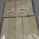 Rcpuirl 50 PCS Extra Large Thick Wood Bookmark with Tassels & Gift Ribbons  Unfinished Wooden Bookmarks to Paint, Bulk Blank Bookmarks for DIY Crafts, Painting, Wedding, Birthday Party Decors