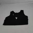 AEPEBO Sexy Crop Tops for Women Deep V Neck Back Cutout Sleeveless Plunge Racerback Tank Cropped Top (Black)