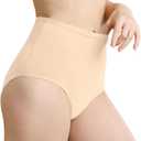 Leak Proof Incontinence Underwear for Women Washable Absorbent Bladder Control Postpartum Briefs 1Pack (Beige XXL)