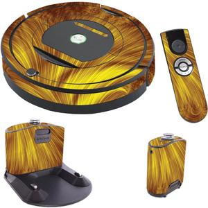 MightySkins Skin Compatible with iRobot Roomba 770 Robot Vacuum - Golden Locks | Protective, Durable, and Unique Vinyl Decal wrap Cover | Easy to Apply, Remove, and Change Styles | Made in The USA