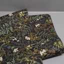 Dish Drying Mat for Kitchen Counter 2 Pack with Non-Slip Rubber Backing - Heat-Resistant Absorbent Coffee Bar Mat, Dish Rack Mat, Green Plants Dish Drying Mats 18x24+19.5x12 inch