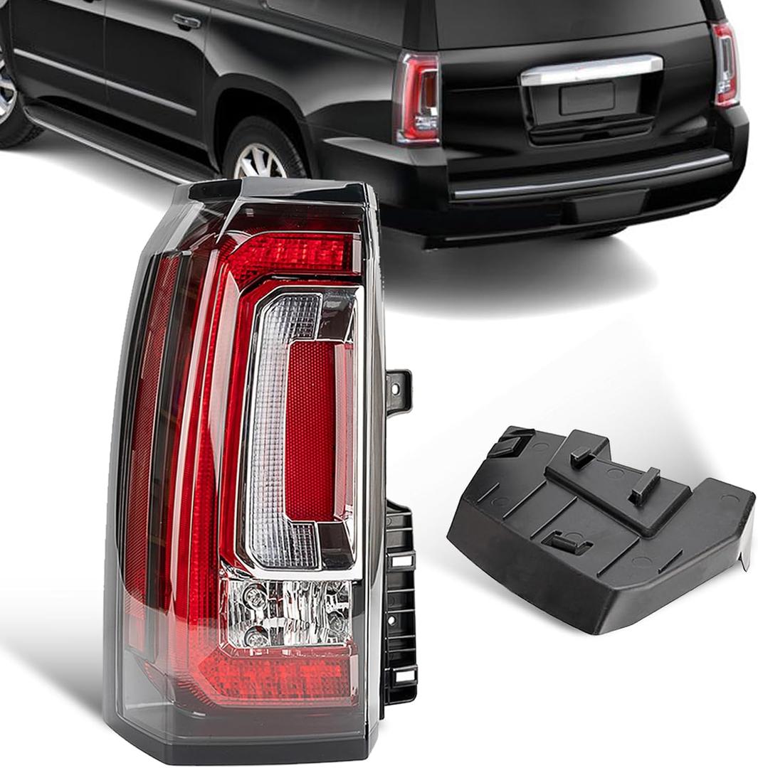 Tail Lights Assembly Fit For GMC Yukon Yukon XL Denali SLT 2015 2016 2017 2018 2019 2020 Rear LED Taillight Brake Back Up Lamp Lens Cover Left Driver Side Replaces GM2800268 84536242 23380459