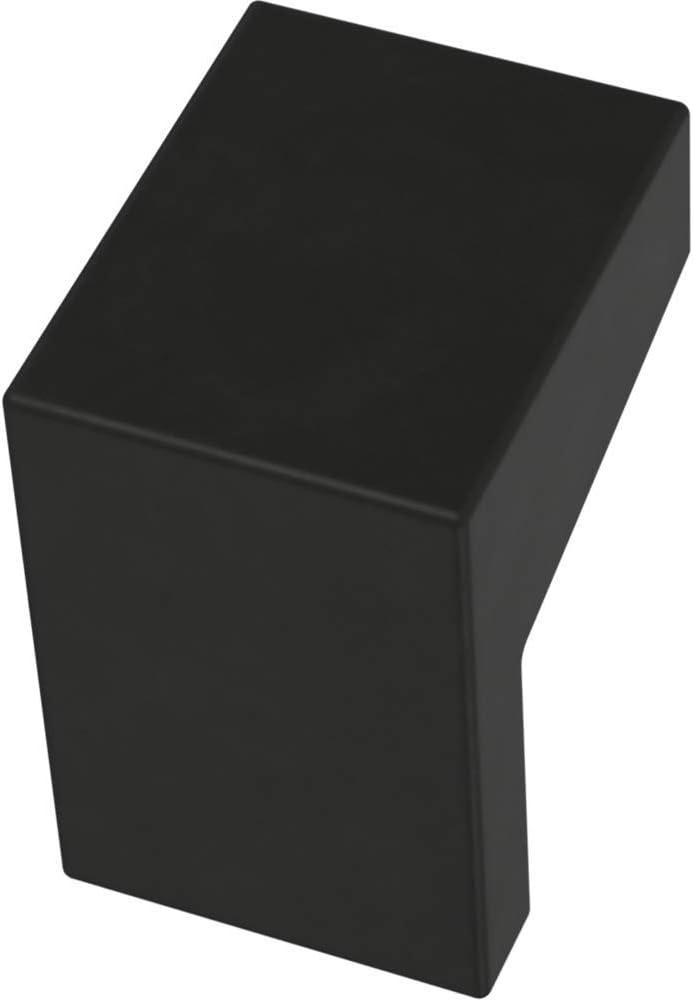 Franklin Brass Mirrored (10-Pack) Cabinet Knobs | Matte Black Handles for Dresser Furniture Drawers/Kitchen/Door/Bathroom | 1-1/16" P40838K-FB-C