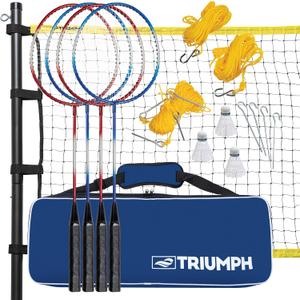 Triumph Badminton Set with Steel Construction, Small