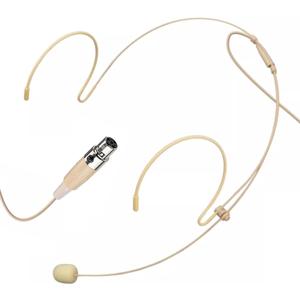 Headset Microphone Headworn Double Over Ear Earset Hanging Condenser Omnidirectional Mic Compatible with Shure Wireless Bodypack Transmitter System with Mini XLR 4 Pin TA4F Plug