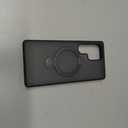 TORRAS 360 Spin Magnetic Stand for Samsung Galaxy S25 Ultra Case, Fit for Magsafe, Military Grade Slim Protective S25 Ultra Case with Kickstand & Ring Holder, Ostand Spin, Translucent Frosted Black