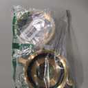Brass Fire Equipment 1-1/2" NST Female x 3/4" GHT Male Brass Hydrant Adapter with Pin Lug for Hydrants, Hoses, Pipes