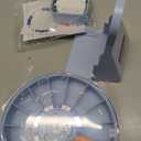 Daviky Pill Dispenser Daily, Large Pill Organizer with Wall-Mounted or Standing Use, 14 Days Pill Container, Push Button Design, Weekly Pill Box for Vitamin, Medicine,Supplement, Fish Oil(Blue)