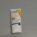 CeraVe 100% Mineral Sunscreen SPF 50 with Zinc Oxide & Titanium Dioxide, Hyaluronic Acid & Ceramides, Oil Free & Non-Greasy, Hydrating Mineral Sunscreen For Body, 5 oz