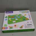 STEM Logic Road Builder Toys: Board Games Toys for 5 Year Old Kids Montessori Brain Teaser Puzzles Educational Learning Activities Toy for Kid Ages 3 4 6-8 12 Boys Girls Gifts (Green, 50PCS)