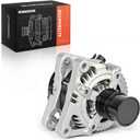A-Premium Alternator Compatible with Ford EcoSport 2018 2019 2020 2021 1.0L, 12V 150A 6-Groove Decoupler Pulley Clockwise