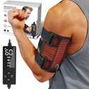 sticro Upper Arm Heating Pad for Bicep Tendonitis Pain Relief, Heated Arm Wrap for Biceps & Triceps Muscle Strains, Adjustable Bicep Brace with 3 Heat & 5 Timers Settings for Men/Women (L/XL)