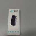 COMSOON Bluetooth Receiver for Car, Noise Cancelling 3.5mm AUX Bluetooth Car Adapter, Wireless Audio Receiver for Home Stereo/Wired Headphones, Hands-Free Call, 16H Battery Life - Black+Silver