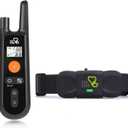DOG CARE Dog Training Collar with Remote - Dog Shock Collar for All Dogs with 1800FT Remote, Rechargeable Dog Bark Collar with Beep/Vibration/Shock Modes, Security Lock, Rainproof (Black 1 Pack(TC01))