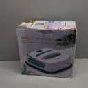 HTVRONT Heat Press Machine for T-Shirts, Portable Heat Press 10"X10", Iron Press for Sublimation and HTV Vinyl Shirt Press Machine for Hat, Bags, Heating Transfer Projects (Mint Green)