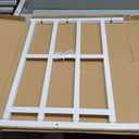 Fixed Window Safety Guard 19x 38 Adjustable Width Prevents Accidental Falls, Non-Egress, Tamper Resistant Screws Included, White, Single Pack