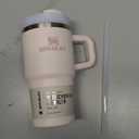 STANLEY Quencher H2.0 Tumbler with Handle and Straw 20 oz | Flowstate 3-Position Lid | Cup Holder Compatible for Travel | Insulated Stainless Steel Cup | BPA-Free | Rose Quartz 2.0