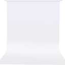 HEMMOTOP Photo Backdrop Curtains, 5x7 ft White Backdrop for Photoshoot, White Photography Seamless Backdrops Background for Easter, Birthday Party, Halloween, Photo, Projector Screen