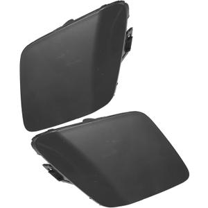 Partuto 1 Pair Car Front Left Right Bumper Tow Hook Cover Towing Eye Cap for Toyota Prius 2016-2019 No.5212847906/5212747907 Replacement