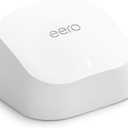 Amazon Eero 6 Mesh WiFi Router – Supports Internet Plans Up To 900 Mbps, Covers Up To 1,500 Sq. Ft., Connects 75+ Devices, 1-Pack