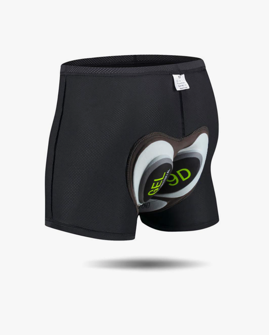 JEPOZRA Men's Cycling Underwear Shorts 3D Padded Bike Shorts Breathable Quick Dry Pants, M