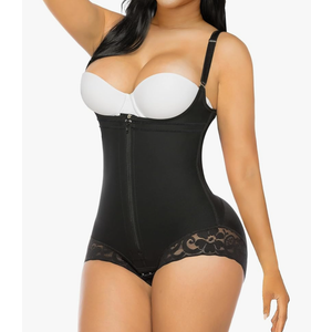 YIANNA Fajas Colombianas Shapewear for Women Postpartum Tummy Control Body Shaper Butt Lifter Bodysuit , Size 2XL