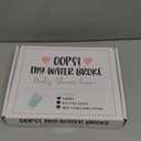 Juvale My Water Broke Baby Shower Game Kit  60 Mini Plastic Babies for Hilarious Games & Prizes - Includes 3 Ice Cube Trays & Sign