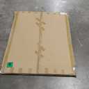 Natsukage Glass Chair Mat, 36" x 48" x 1/4" Thick Tempered Glass Office Chair Mat for Carpet or Hardwood Floor - Effortless Rolling, Best for Your Home, Transparent (A-GE10007_NAT_AM002)