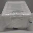 IRIS USA File Box, Plastic File Boxes With Lids, Document Organizer for Letter/Legal File, Document Box, Storage Bin For Hanging Files, Secure Latching Lid Stackable BPA-Free, Clear 35 Qt. 1 Pack