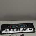 61 Key Piano Keyboard with Built-in Speaker & Microphone, Portable Electronic Digital Piano for Beginners, Ideal Musical Gift with Teaching Features