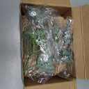 DomeStar 6PCS Succulents Plants Artificial, Small Fake Plants in Pots for Bedroom Aesthetic Living Room Shelf Bathroom Decor Office Desk Accessories (Green)