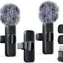 Professional Wireless Lavalier Lapel Microphone for iPhone, iPad, mini Video Recording Mic forInterview Video Podcast Vlog YouTube&Livestream, Noise Reduction, Plug &Play