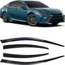 Rain Guards Fit for Toyota Camry 2025 2026 LE SE XLE XSE Black 4 PCS